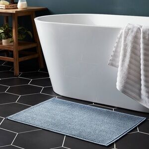 Threshold Performance Plus Bath Mat Light Blue